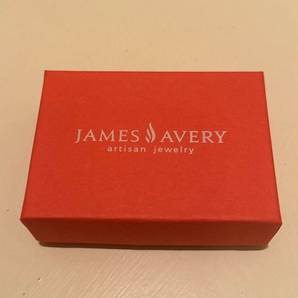 James Avery Jewelry Box And Jewelry Pouch Orange Storage Gift Boxes